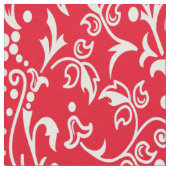 Damask Red Stoff (Nahaufnahme)