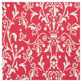 Damask Red Stoff