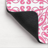DAMASK - Rosa Mousepad (Ecke)