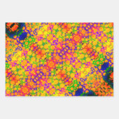 Damask Samt, traumhafte lila Blätter und funkelnd (Vorderseite 3)