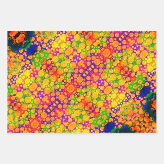 Damask Samt, traumhafte lila Blätter und funkelnd (Vorderseite 3)