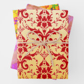 Damask Samt, traumhafte lila Blätter und funkelnd (Beispiel)