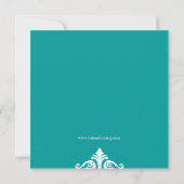 DAMASK SAVE THE DATE FOTOKARTEN (Rückseite)