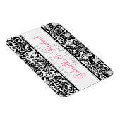 Damask Save the Date Magnet (Rechte Seite)