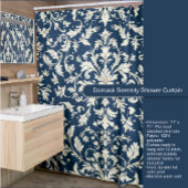 Damask Serenity Duschvorhang