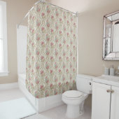 Damask Shower Curtain Soft Pastel Victorian Feel Duschvorhang (Beispiel)