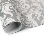 Damask Silver Gray Royal Metallic Elegant Wedding Geschenkpapier<br><div class="desc">Shiny und Chic Conceptual Floral Royal Wrapping Paper Kann eine schöne Dekoration für viele Veranstaltungen wie Hochzeit,  Jubiläum,  Geburtstag,  Abschlüsse,  neue Zuhause,  Unternehmen,  Brautparty etc.</div>