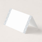 Damask Silver Grey First Communion Religious Cross (Rückseite)