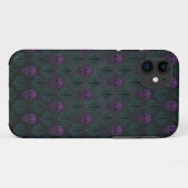 DAMASK SKULL AQUAMARIN LILA Case-Mate iPhone HÜLLE (Rückseite (Horizontal))