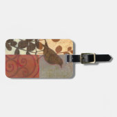 Damask Sparrow Gepäckanhänger (Vorderseite horizontal)