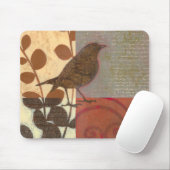 Damask Sparrow Mousepad (Mit Mouse)