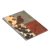 Damask Sparrow Notizblock (Rechte Seite)