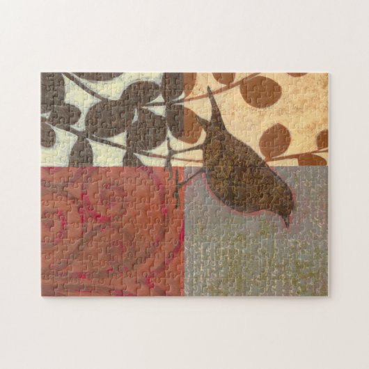 Damask Sparrow Puzzle (Horizontal)