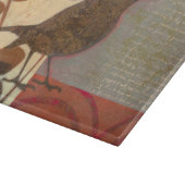 Damask Sparrow Schneidebrett (Ecke)