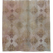 Damask Steampunk | VINTAG Duschvorhang (Vorderseite)