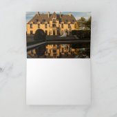 Damask Style Foto Dankeschön Karte (Innenseite)