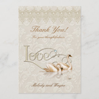 Damask Swan Elegance - Danke