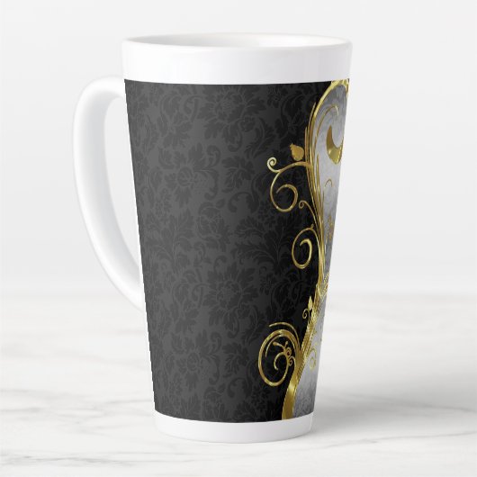 Damask & Swirl Milchtasse (Linke Ecke)