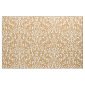 Damask Tan Stoff (Fat Quarter (45,7 x 55,9 cm))