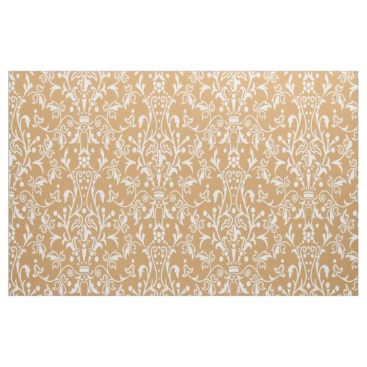 Damask Tan Stoff (Fat Quarter (45,7 x 55,9 cm))