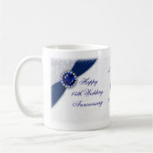 Damask Tasse zum 45. Hochzeitstag (Links)
