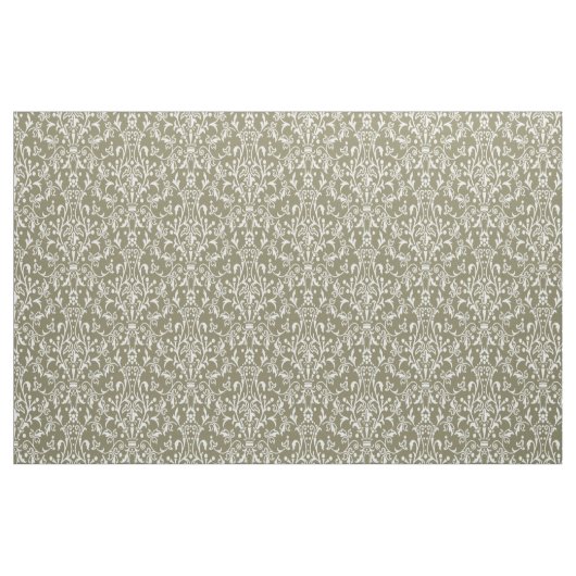 Damask Taupe Stoff (Yard (91,4 cm))
