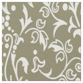 Damask Taupe Stoff (Nahaufnahme)
