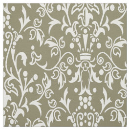 Damask Taupe Stoff
