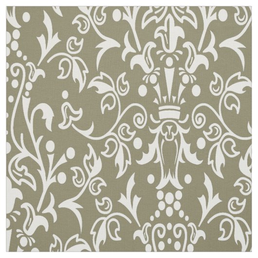 Damask Taupe Stoff (Muster)