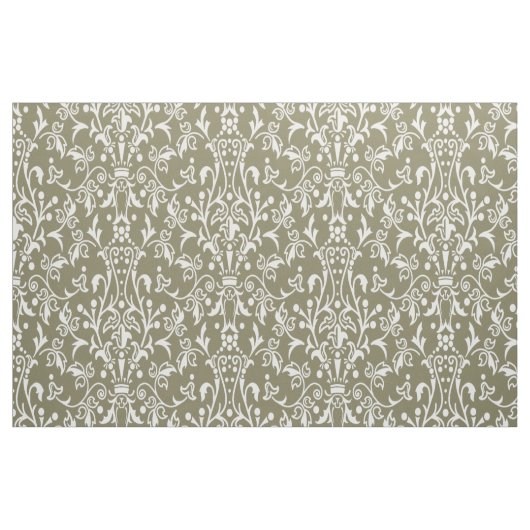 Damask Taupe Stoff (Fat Quarter (45,7 x 55,9 cm))