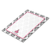 Damask Teacher Notepad Notizblock (angewinkelt)