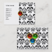 DAMASK THREEGEM VISITENKARTE (Vorne/Hinten)