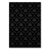 Damask Tischnummer (Rückseite)
