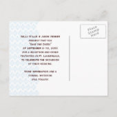 Damask Tropical | Ankündigung Datum freihalten (Rückseite)