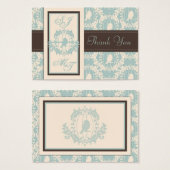 Damask Tweete TY Notecard (Vorne & Hinten)