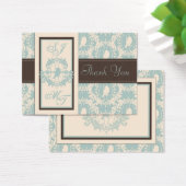 Damask Tweete TY Notecard (Schreibtisch)