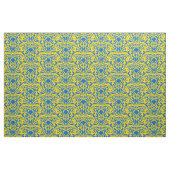 Damask Ukraine Energizing Yellow FreedBlue Stoff (Yard (91,4 cm))