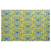 Damask Ukraine Energizing Yellow FreedBlue Stoff (Fat Quarter (45,7 x 55,9 cm))