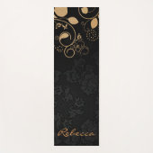 Damask und Wirbel Yogamatte (Vorderseite)