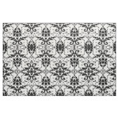 Damask Verziert Schwarzweiß-Design Stoff (Fat Quarter (45,7 x 55,9 cm))