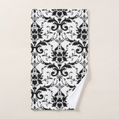 Damask Verziertes Viktorianisches Design Badhandtuch Set (Handtuch)
