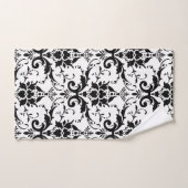 Damask Verziertes Viktorianisches Design Badhandtuch Set (Handtuch)