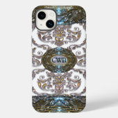 Damask Veyla Baroque Monogram Case-Mate iPhone Hülle (Rückseite)
