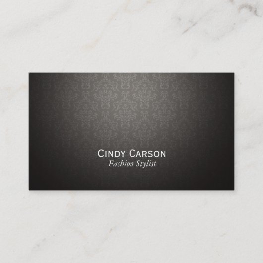 Damask / Vignette Visitenkarte (Vorderseite)