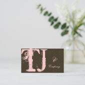 Damask-Visitenkarte mit stürmischer Darstellung Visitenkarte (Stehend Vorderseite)