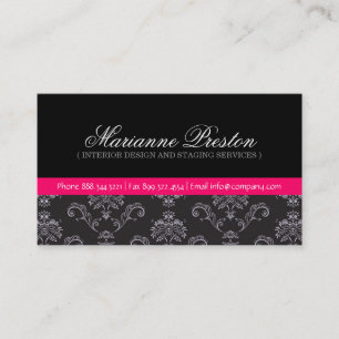 Damask Visitenkarten Visitenkarte