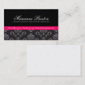 Damask Visitenkarten Visitenkarte (Vorne/Hinten)