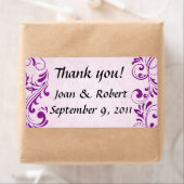 Damask Wedding Danke Labels (Insitu)