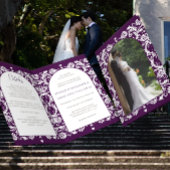 Damask Wedding Einladung White Choose BackGround