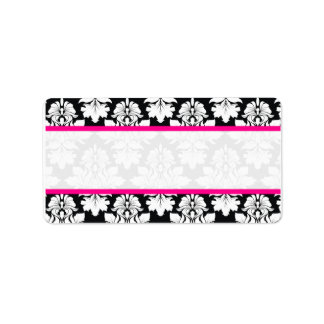 Damask Wedding Envelope Address Labels Adressaufkleber